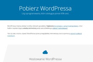 Pobieranie Wordprass z oficjalnej strony przed manualną instalacją