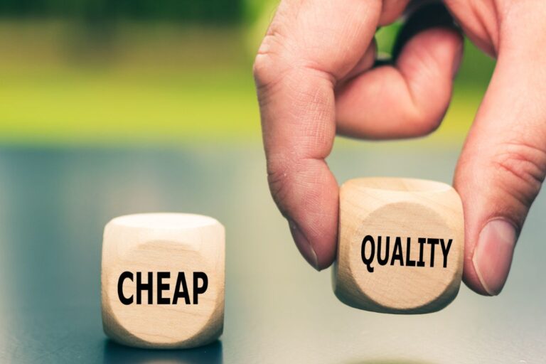 tania strona internetowa cena vs jakość